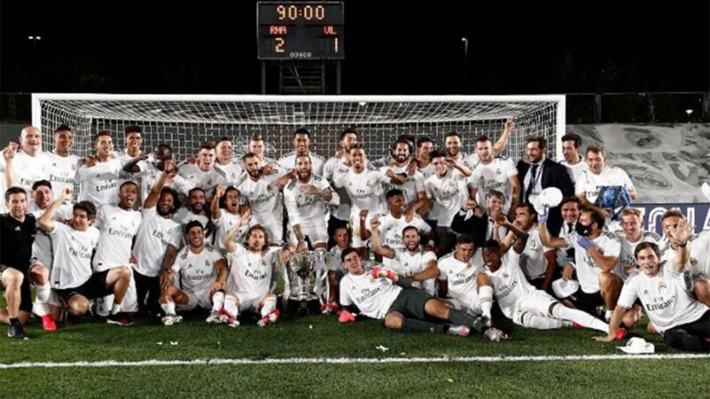 Real Madrid vence e conquista título espanhol da temporada