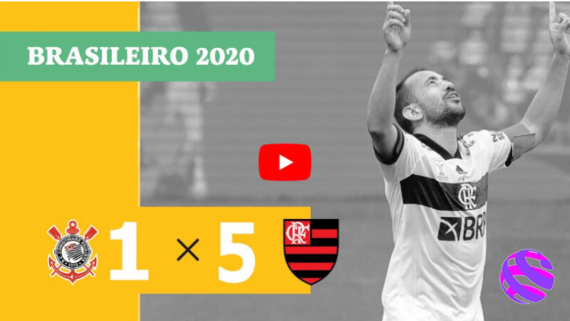 Brasileirão ABCD – Série A – Flamengo vence por 5 a 1 e impõe pior derrota do Corinthians na Arena