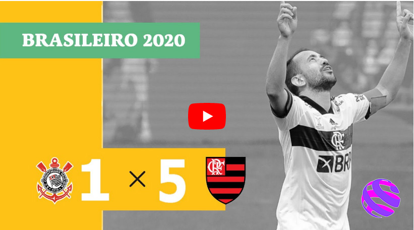 Brasileirão ABCD – Série A – Flamengo vence por 5 a 1 e impõe pior derrota do Corinthians na Arena