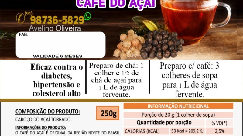 Empresário paraense transforma caroço de açaí que era descartado como lixo em produto medicinal da amazônia