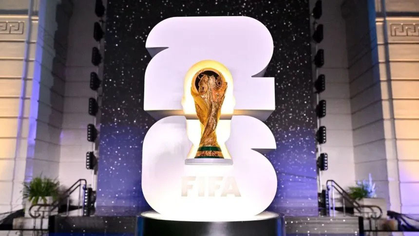 Com Ronaldo presente, Fifa divulga logo da Copa de 2026